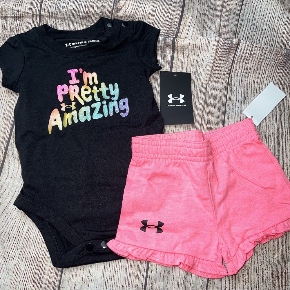 Under Armour 3-6 Months Pretty Amazing Outfit Set NEW